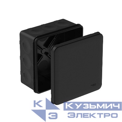 Коробка распределительная MultiBox IP66 100х100х50 DIY (со стикером) черн. SE IMT352981