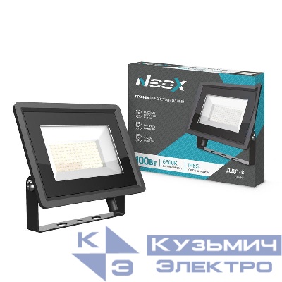 Прожектор светодиодный ДДО-8 100Вт 6500К IP65 10000лм 100лм/Вт 230В NEOX 4690612037097
