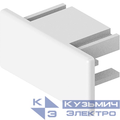 Заглушка LD1013 для шинопровода CAB1005 пластик. бел. FERON 41986