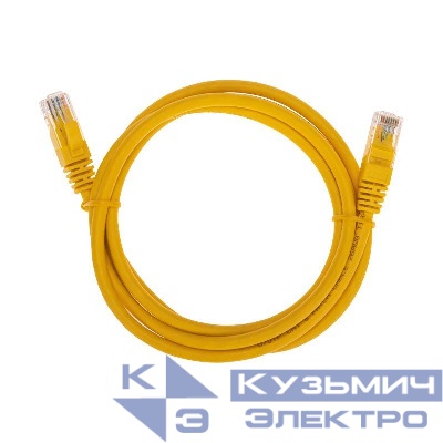 Патч-корд U/UTP CAT 6 RJ45-RJ45 26AWG LSZH желт. 1.5м Rexant 02-0295-105