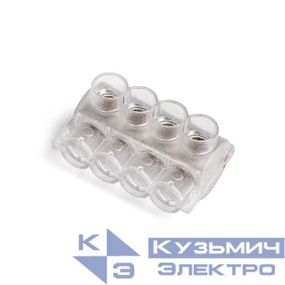 Клеммник 4-х контактный KE10.504 (AL 10-50/Cu 2.5-35) КВТ 88976