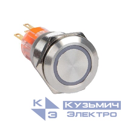 Кнопка S-Pro67 19мм с фикс. с желт. подсветкой 24В PROxima EKF s-pro67-232