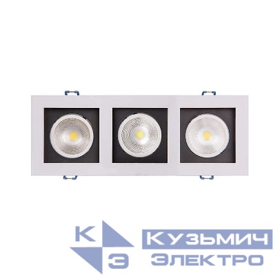 Светильник светодиодный PSP-S 213 3х8Вт 4000К IP40 24град. ДВО карданный бел. JazzWay 5005662