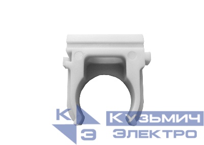 Клипса монтажная для гофрированных труб d16мм, серая