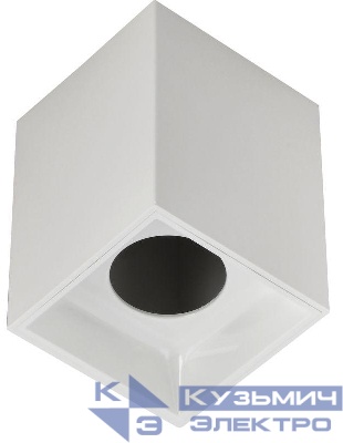 Светильник 4112 накладной поворотный GU10 бел. пласт. IEK LT-UPB0-4112-GU10-1-K01