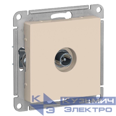 Розетка телевизионная оконечная TV AtlasDesign 1дБ механизм беж. SE ATN000291