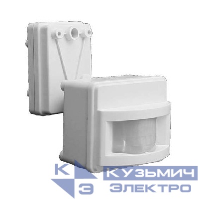 Датчик движения PMS-IR 017 1200Вт 120град. 2-12м IP44 WH JazzWay 5012998