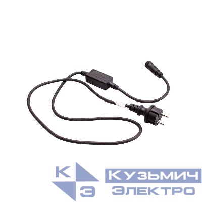 Провод питания для гирлянд UCX-F90 P/1.5M/BK серии F90PRO 1 5м статика/мерцание IP67 черн. Uniel UL-00013215