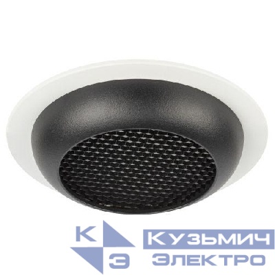 Светильник под лампу GX53 KL111 встраив. WH/BK бел./черн. матов. ЭРА Б0061537