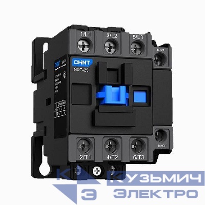 Контактор NXC-25 25А 380В AC 1НО+1НЗ 50/60Гц (R) CHINT 925747