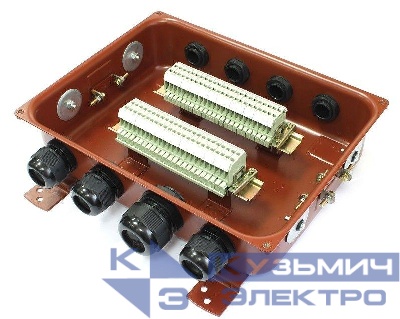 Коробка КЗНС-48 У2 IP54 пластик. ввод ГОФРОМАТИК zeta30358