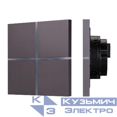 Панель сенсорная KNX-304-13-IN Grey (BUS Frameless) (IP20 металл) INTELLIGENT ARLIGHT 038309