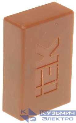 Заглушка КМЗ 40х16 дуб (уп.4шт) ELECOR IEK EL-KK10D-Z-040-016-K11