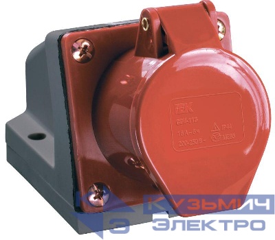 Розетка ОП 32А 380В 3P+PE+N ССИ-125 IP44 IEK PSR12-032-5