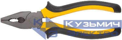 Плоскогубцы комбинированные "Стайл" мягкие прорезин. ручки молибденовое покрытие 180мм FIT 50627