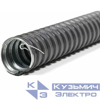 Металлорукав в ПВХ изоляции Р3-ЦПнг LS 18 (уп.50м) ГОФРОМАТИК zeta44121