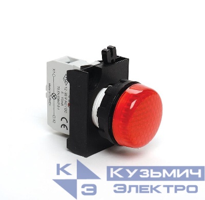 Арматура сигнальная со светодиодом 12-30В перем. и пост. тока красн. EMAS CP060XK