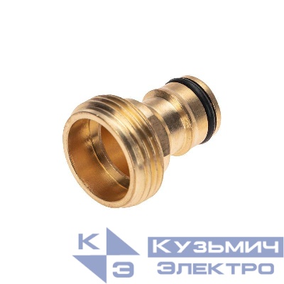 Адаптер латунный 3/4дюйм внешняя резьба ЧЕТЫРЕ СЕЗОНА 62-0275