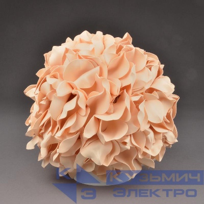 Светильник Гортензия ULW-R07 T/3000K/150C/A белый/кремовый с лампой в/к E27 3000К плафон D150мм прозр. основание бел. Uniel UL-00007229