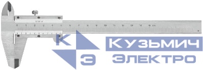 Штангенциркуль 150мм/0.02мм хромированный пластик. кейс метал. КУРС 19840