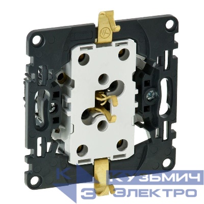 Розетка 2-м СП Valena In'matic 16А IP20 250В 2х2P+E безвинтов. клеммы механизм Leg 753027