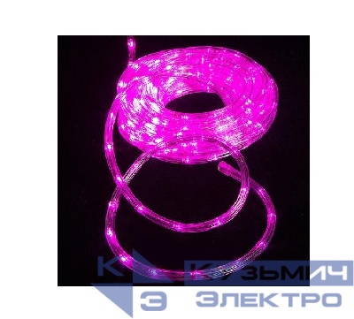 Шнур светодиодный Дюралайт LDRP3W06-V 6м фиол. SHlights 4690601005755