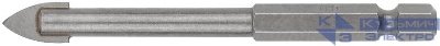 Сверло по кафелю и стеклу 8х85мм шестигранный U-хвостовик под биту КУРС 35465