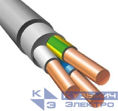 Кабель NUM-J 3х2.5 (бухта) (м) ЭЛЕКТРОКАБЕЛЬ НН 000006667