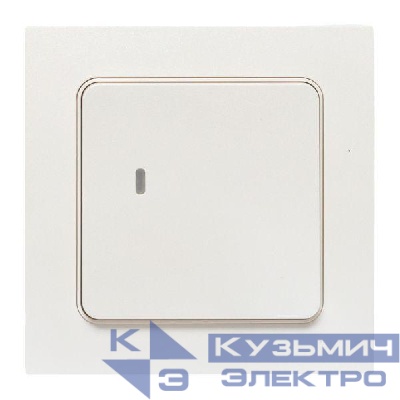 Выключатель 1-кл. Стокгольм Умный беспроводной бел. Zigbee Сonnect EKF RCV-ST1-WS-ZB