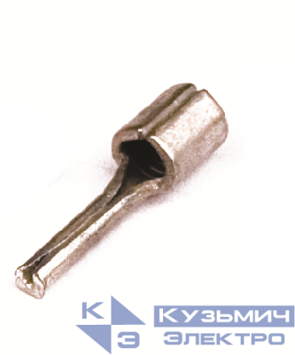 Наконечник штыревой круглый 0.25-1.5кв.мм А=1.7мм В=9мм (уп.100шт) DKC 2A1C