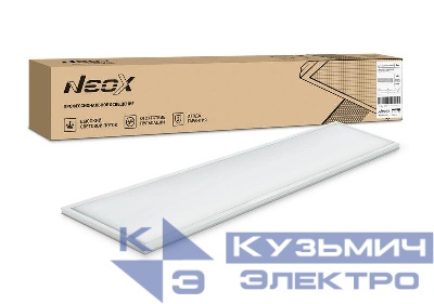 Светильник светодиодный ДВО-01 3640-ПРИЗМА 36Вт 230В 4000К 3300лм 180х1195х19мм универс. панель NEOX 4690612042701
