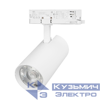 Светильник светодиодный LGD-GERA-4TR-R90-40W Day4000 WH 24deg 230В IP20 40Вт 4000К метал. Arlight 055139