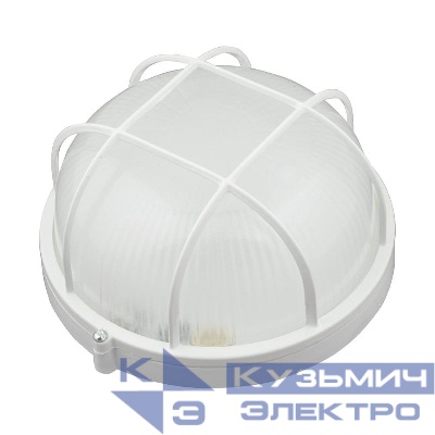 Светильник светодиодный ULW-K22A 8W/6000K IP54 White 8Вт 6000К d188мм промышленный накладной опал. рассеив. бел. Uniel UL-00005234