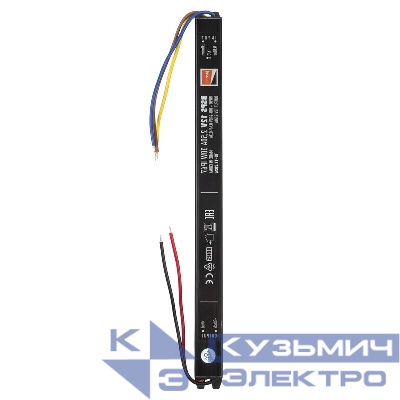 Блок питания для светодиодной ленты 30Вт 2.5А 12В IP67 BSPS влагозащ. метал. JazzWay 3329259A