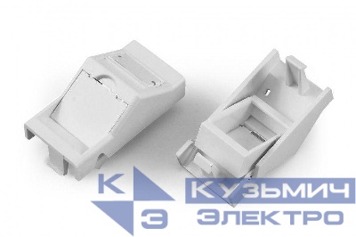 Вставка SIP2A-1K-M45-22.5 угл. 45х22.5 (аналог Mosaic) для 1 модуля формата Keystone Jack со шторками ROHS бел. Hyperline 247254
