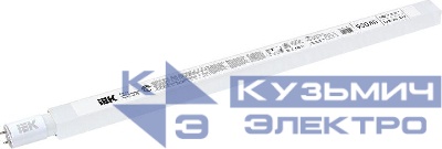 Лампа светодиодная 10Вт T8 линейная 4000К нейтр. бел. G13 230В IEK LLE-T8-10-230-40-G13