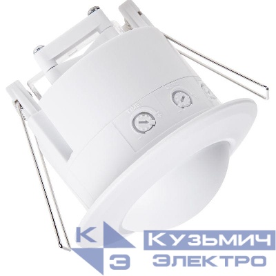 Датчик движения точечный микроволновой ДДТМ 01 360град. 1200Вт 3-2000Лк 1-80м 10-720сек Rexant 11-9219