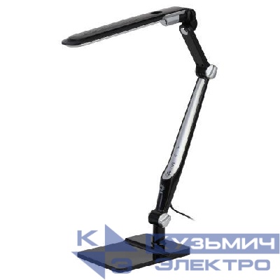 Светильник светодиодный NLED-497-12W-BK настол. на струбцине и с основанием черн. Эра Б0052771
