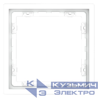 Рамка 1-м S70 пластик. бел. матов. Voltum VLS100102