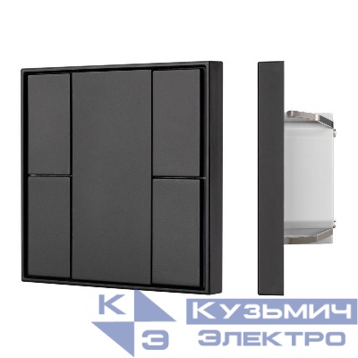 Панель KNX-223-4-BLACK (BUS) (IP20 пластик) INTELLIGENT ARLIGHT 028758