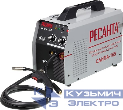 Инвертор сварочный полуавтомат. САИПА-165 160А d0.6-08мм сварочной провол. 220В IP21 Ресанта 65/8