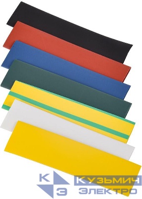 Набор трубок термоусадочных нг-LS 16/8 100мм 7 цветов по 3шт IEK UDR10-016-008-021-S