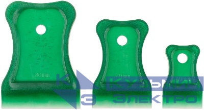 Набор шпателей мягких 40; 60; 80мм пластик цвет. (3 предмета) КУРС 06881