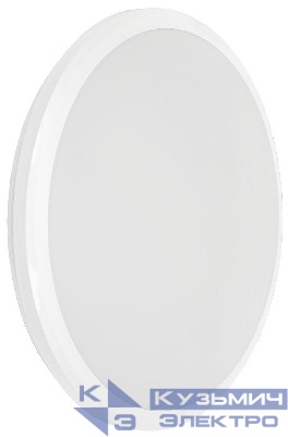 Светильник светодиодный ДПБ 3009 40Вт IP54 4000K круг бел. IEK LDPB0-3009-40-4000-K01