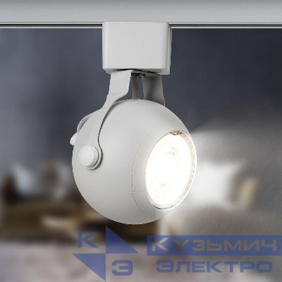 Светильник трековый TR35-GU10 80х130 8647 MR16 GU10 1ф WH бел. Эра Б0053295