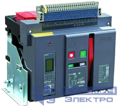 Выключатель автоматический воздушный 3п 2000А 80кА ВА-732 стац. расцеп. Н DEKraft 27032DEK