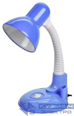 Светильник настольный 1005 с кармашком Е27 голуб. IEK LNNL5-1005-2-VV-40-K13