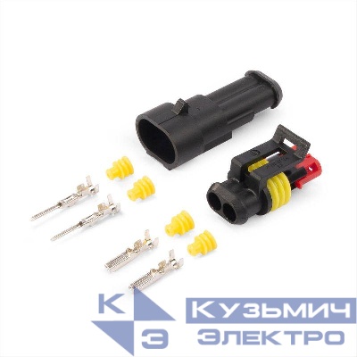 Разъем герметичный автомобильный РГА-2П КВТ 89504