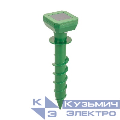 Отпугиватель кротов ультразвуковой R=25м SCREW на солнечн. батарее ЧЕТЫРЕ СЕЗОНА 71-0157-F