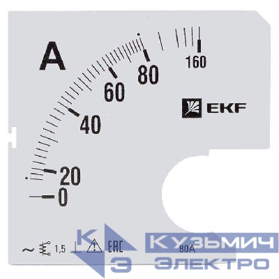 Шкала сменная для A961 80/5А-1.5 PROxima EKF s-a961-80